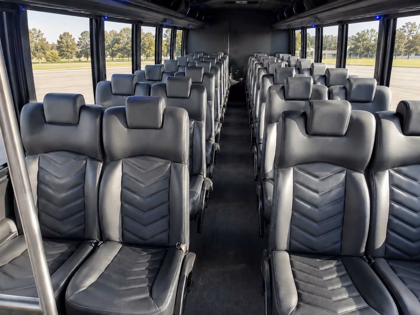 18 passenger minibus inside