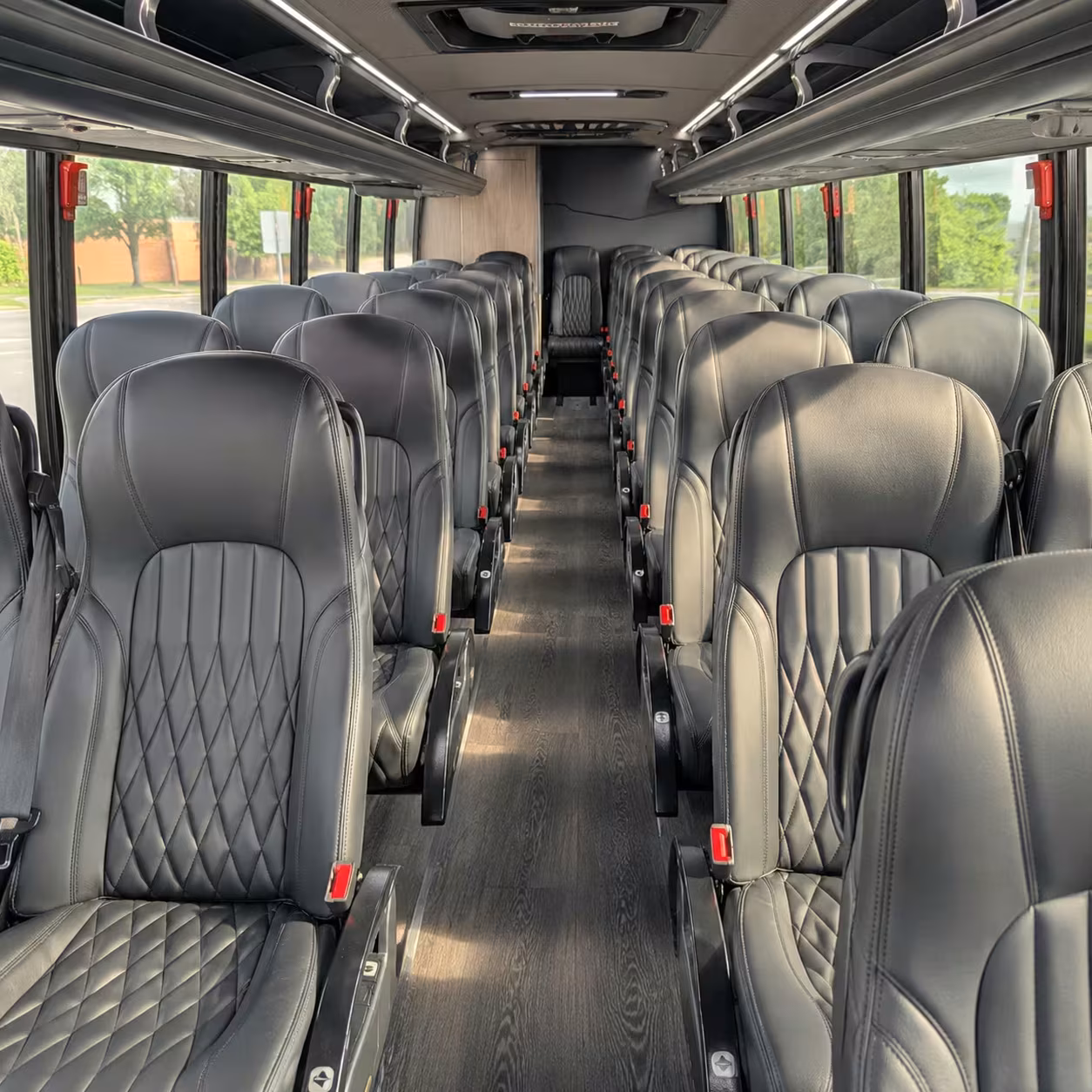 25 passenger minibus inside