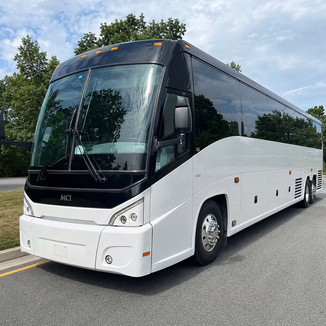 56 passenger charter bus