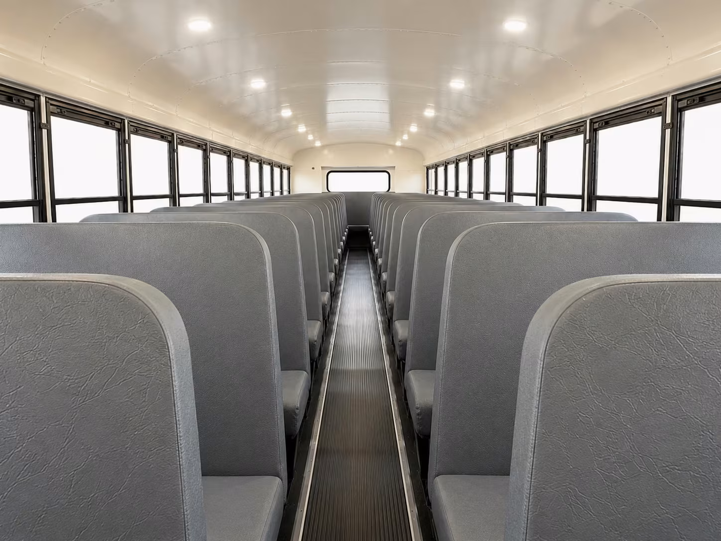 school bus inside