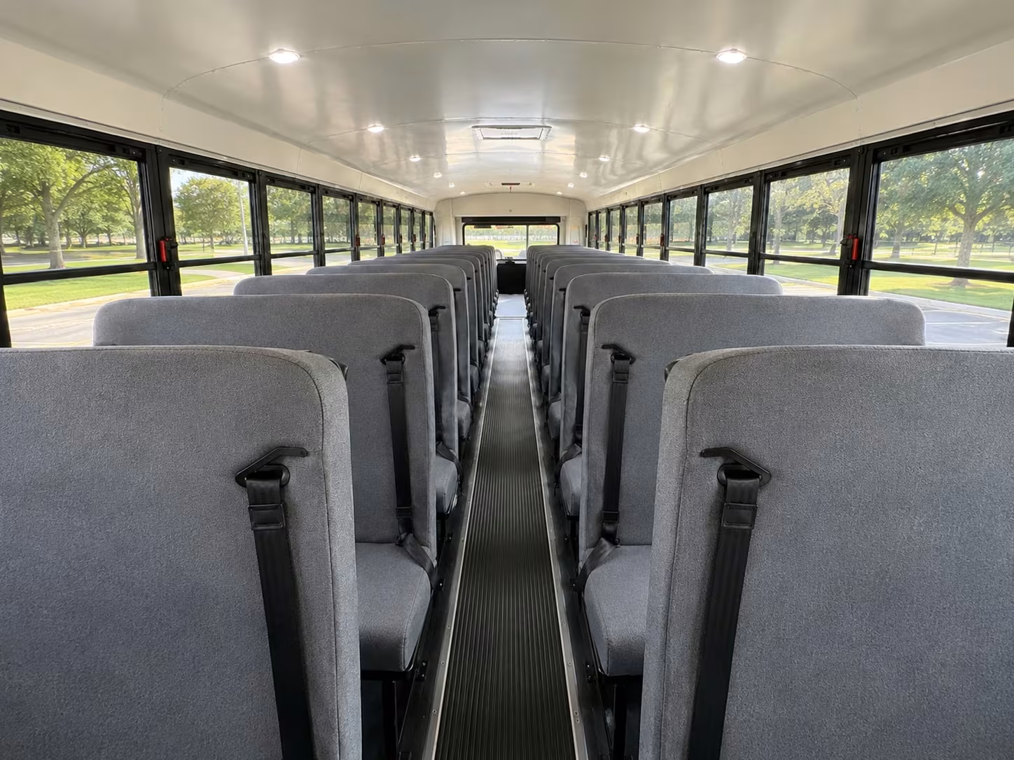 school bus interior