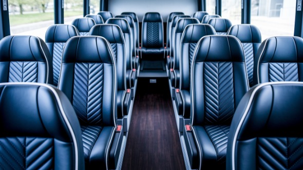 pittsburgh 25 passenger minibus inside