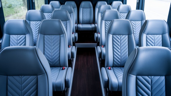 pittsburgh 30 passenger minibus inside