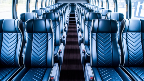 pittsburgh 50 passenger charter bus inside